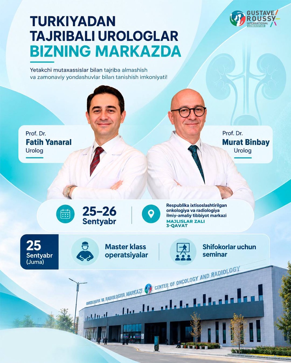 Turkiyalik yetakchi urologlar markazimizda