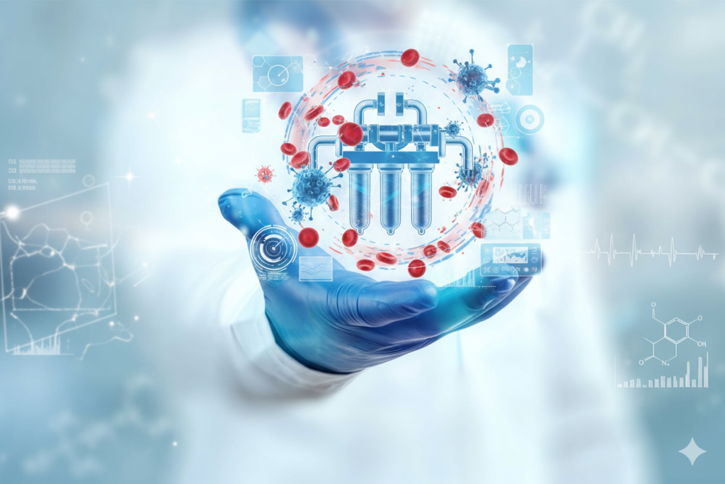 Ekstrakorporal gemo-immunokorreksiya